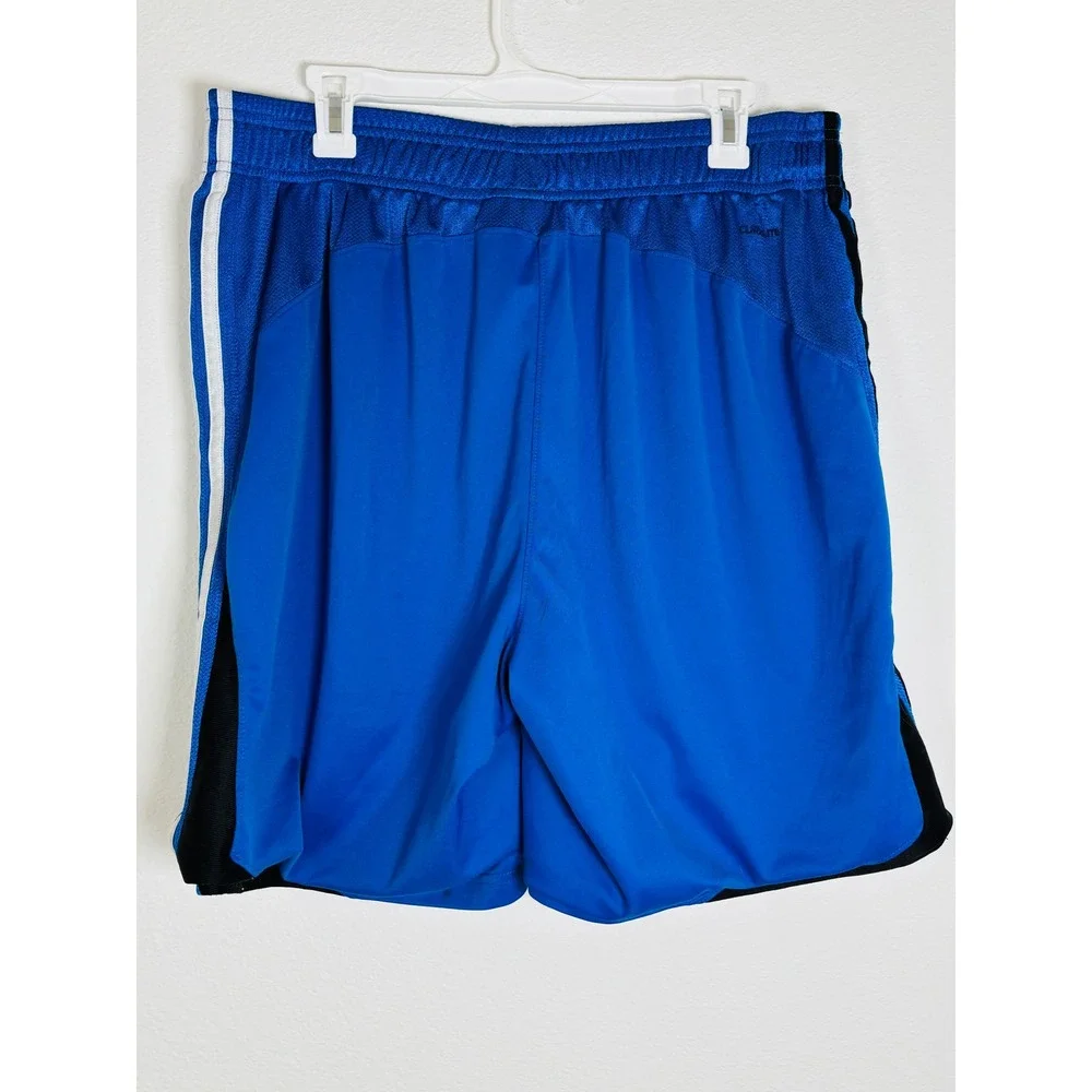 Adidas Dallas Mavericks NBA Basketball Shorts Mens XL Blue Climalite 9902A 08